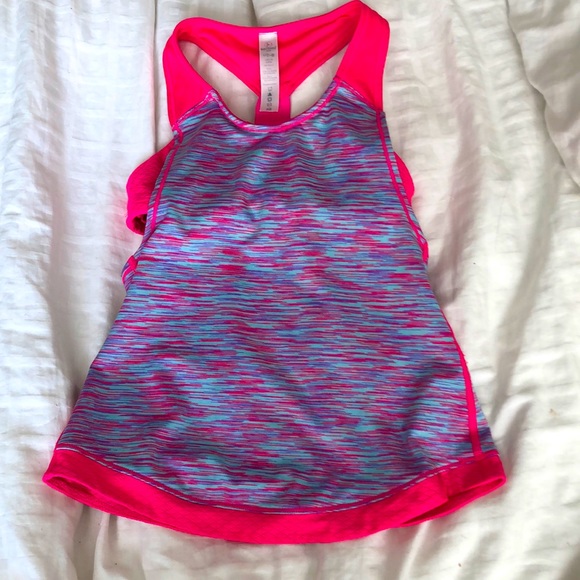2 for $15 Cute girls workout top with built in sports bra. - Picture 1 of 4